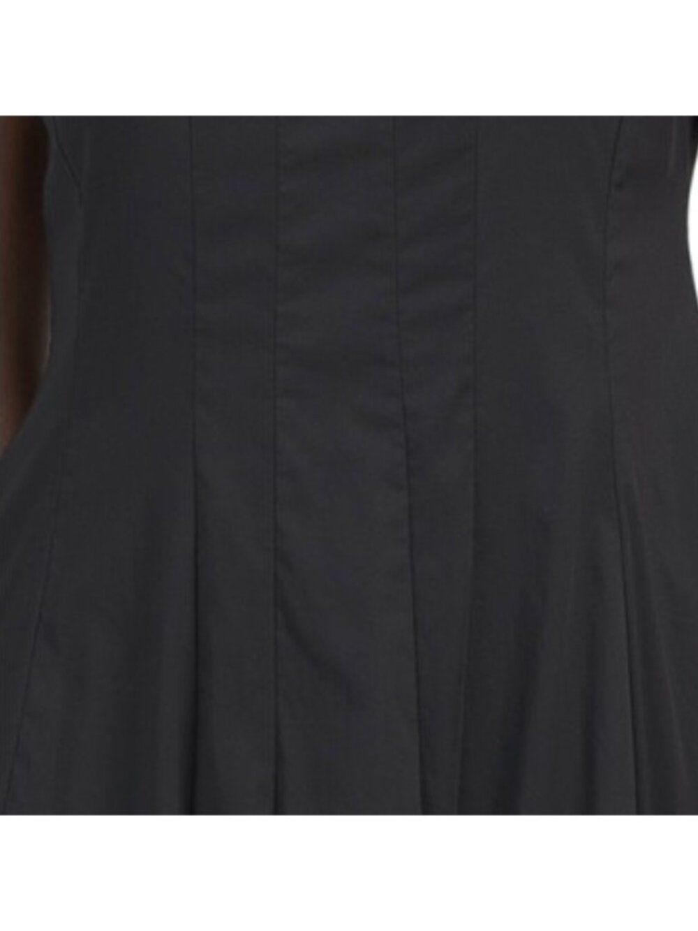 ELLEN TRACY Stretch Poplin Cap Sleeve Paneled Dress - Picture 4 of 4